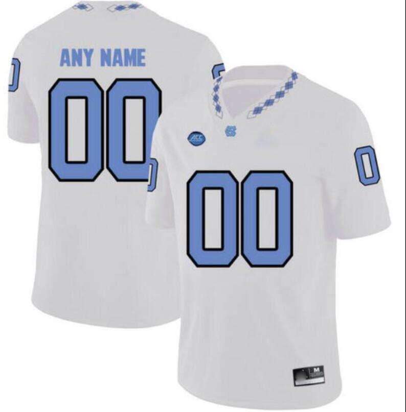 

Professional Custom NCAA College Jerseys North Carolina Tar Heels Jersey Logo Any Number And Name All Colors Mens Player Wear Football shirts a