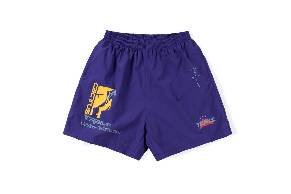 

2021 New 20ss Travis Scott Cactus Jack Climber Trails Leisure Beach Gym Sports Astroworld Shorts Men Women Elue, Black1