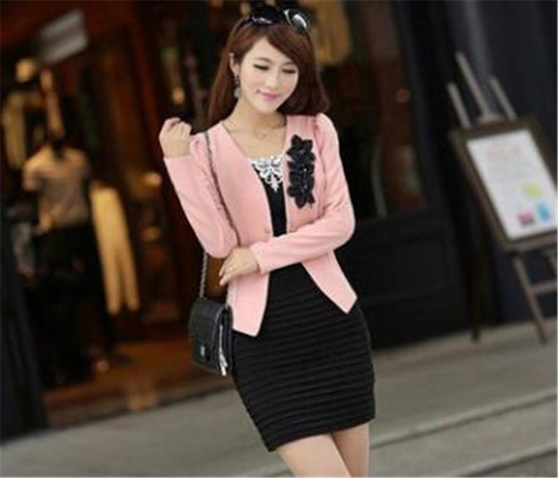 

Women's Suits & Blazers 2021 Women And Jackets Plus Size 5XL Ladies Suit Feminino Blaser Womens White Black Pink Blazer Female ZY2736, Yellow