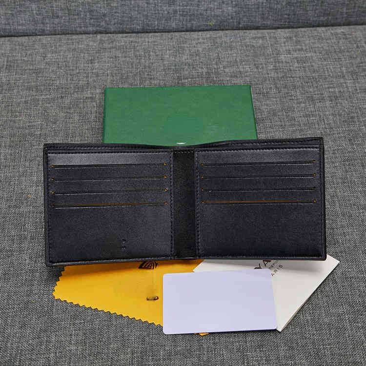 

Wallets Goya card holder short wallets designed for male and female women leather multi slot luxury bag woman ELHW, Box
