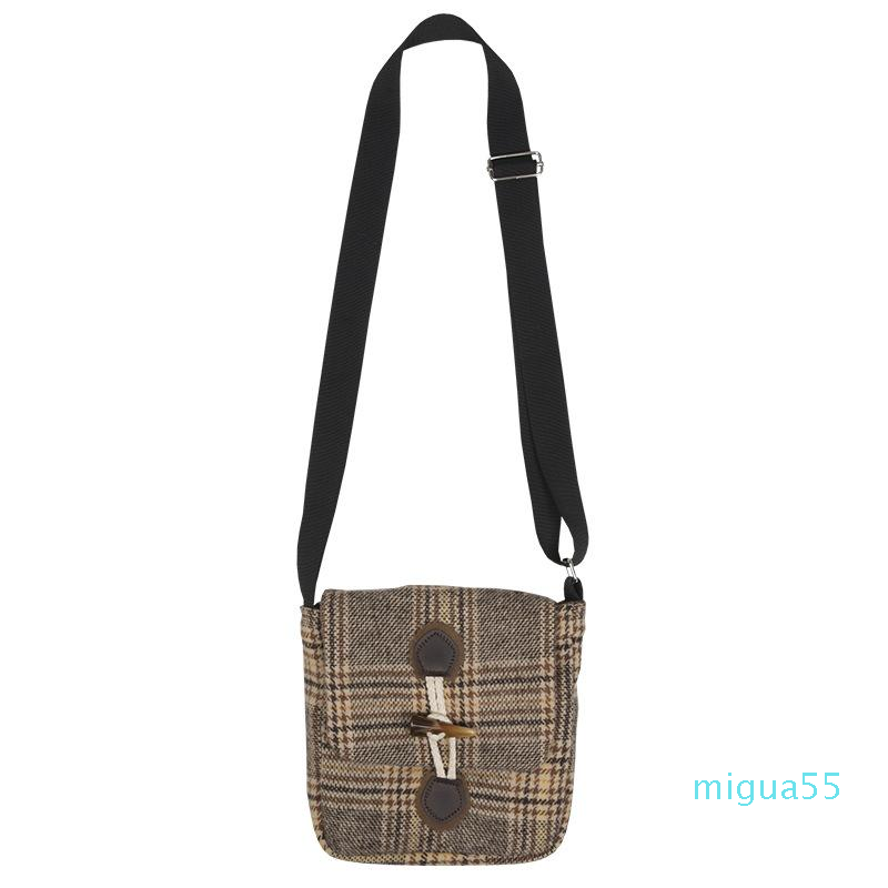 

Shoulder Bags 3pcs Women Cloth Grid Prints Large Capacity Hasp Crossbody Bag, Multi