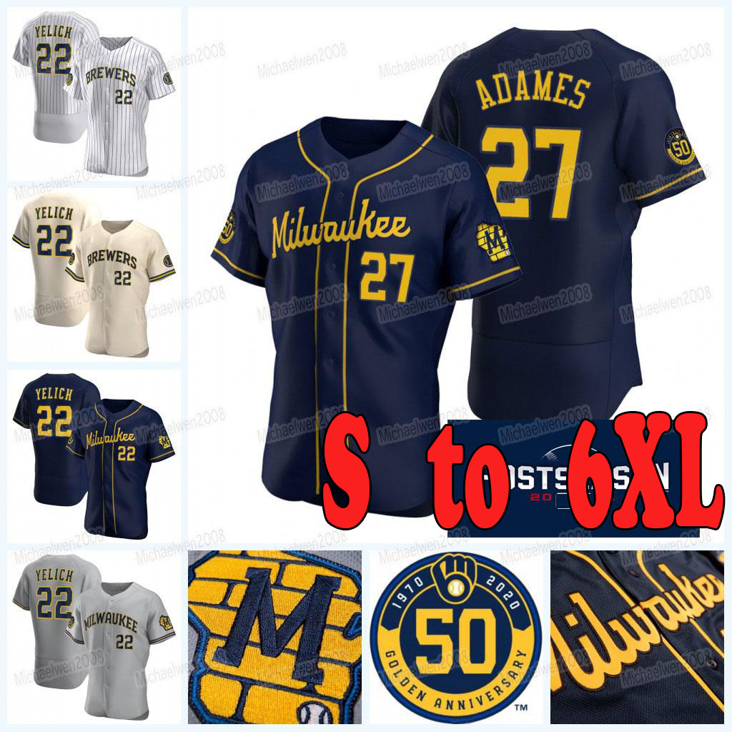 

Brewers 2021 Big And Tall Jersey 27 Willy Adames Rowdy Tellez Freddy Peralta Luis Urias Omar Narvaez Christian Yelich Eduardo Escobar Jace Peterson Lorenzo Cain, Youth 2020 begie