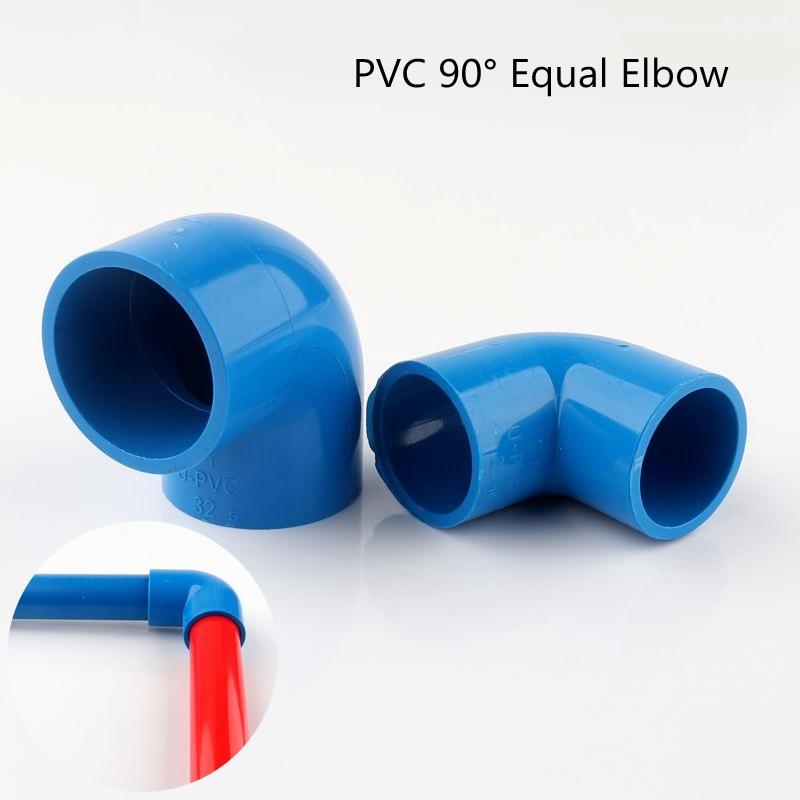 

2~10pcs 20/25/32/40/50mm PVC Pipe 90° Equal Elbow Connector Garden Irrigation Connector Aquarium Adapte DIY