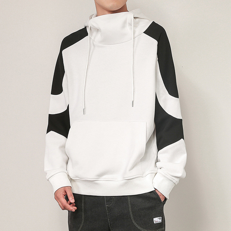 

New 2021 Brand Mens Hoodie Spring Harajuku Tops Long Sleeve Hooded Streetwear Plus Size Clothes Casual Korean Style Fashion Clothing 0zhq, Black