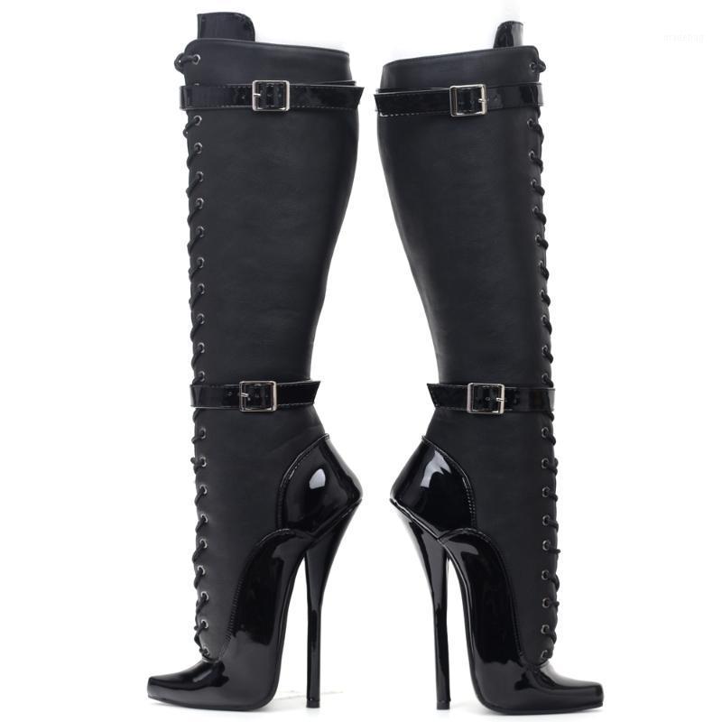 

Boots Women's Sexy Pointed Toe Party Stiletto Heel SM Knee-High US Size 6-14 No.230N-3, Purple