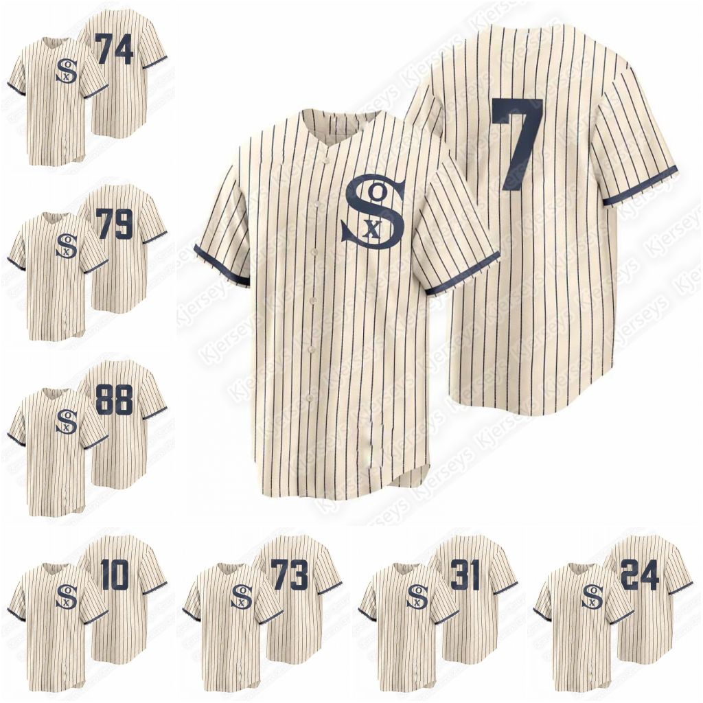 

79 Jose Abreu 2021 Field of Dreams Jersey Luis Robert White Sox Yermin Mercedes Craig Kimbre Tim Anderson Hernandez Grandal Zack Collins Jake Lamb baseball jerseys, Men s-xxxl/flexbase