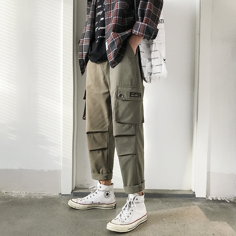 

2021 New Men's Printing Harem Fashion Active Elastic Cotton Casual Pants Hip Hop Style Trousers Joggers Sweatpants Big Size M-5xl Bmkd, Army green