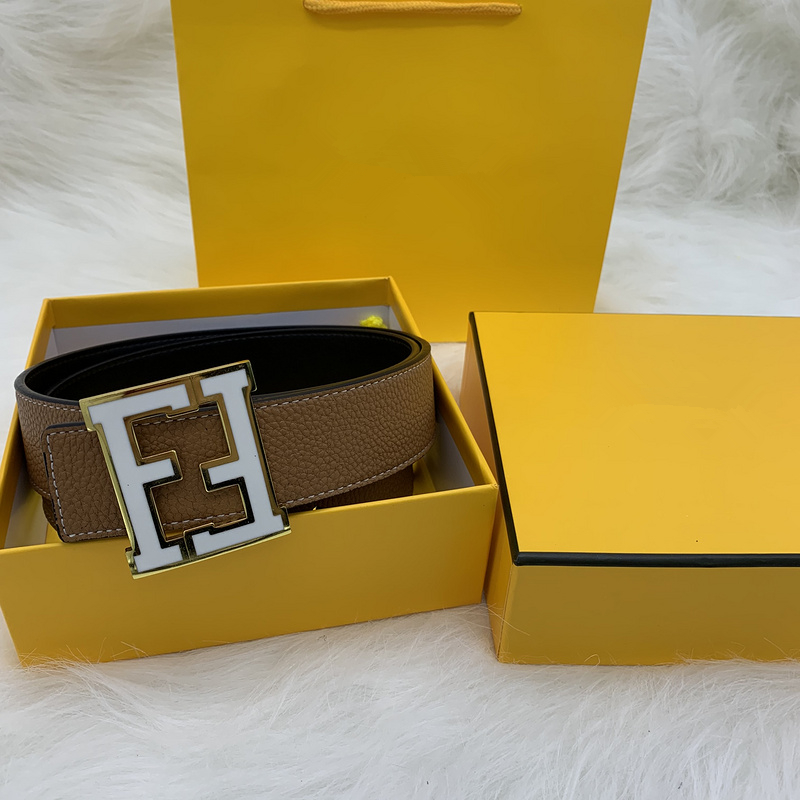 

2021 New Style Men Women Belt Leather Belt Smooth Buckle Women Men High Quality Genuine Leather Belts Free Shipping, Black;brown