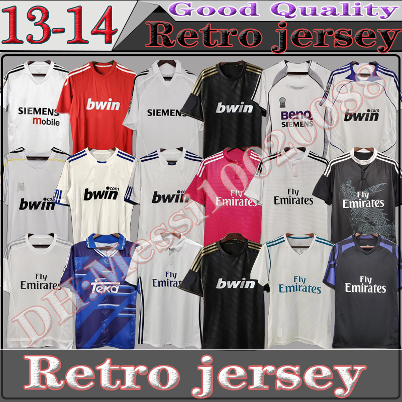 

TOP Real Madrid Retro soccer Jersey GUTI Ramos McManaman 13 14 15 16 RONALDO ZIDANE Beckham RAUL REDONDO 94 96 00 01 02 03 04 05 06 07 CARLOS SEEDORF, (09 10)
