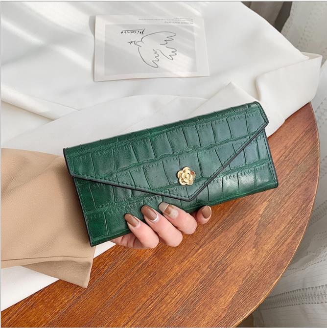 

5A Long single hasp Wallets For Women Leather Purse Credit Card Zip Wallet Wholesale, Customize