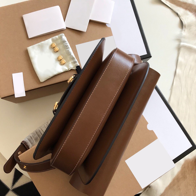 

Women Luxurys Designers hanbags 1955 Series Saddle Bag Horsebit Handbag Shoulder Cosmetic Bags Fashion CrossBody Purses Handbags Tote, Extra fee