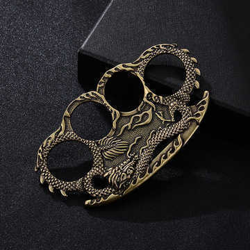 

Functional Multi Four Finger Tiger Ring Fist Set Window Breaker Survival Tool Girl's Wolf Proof Hand Clasp VCCK728 9JXK