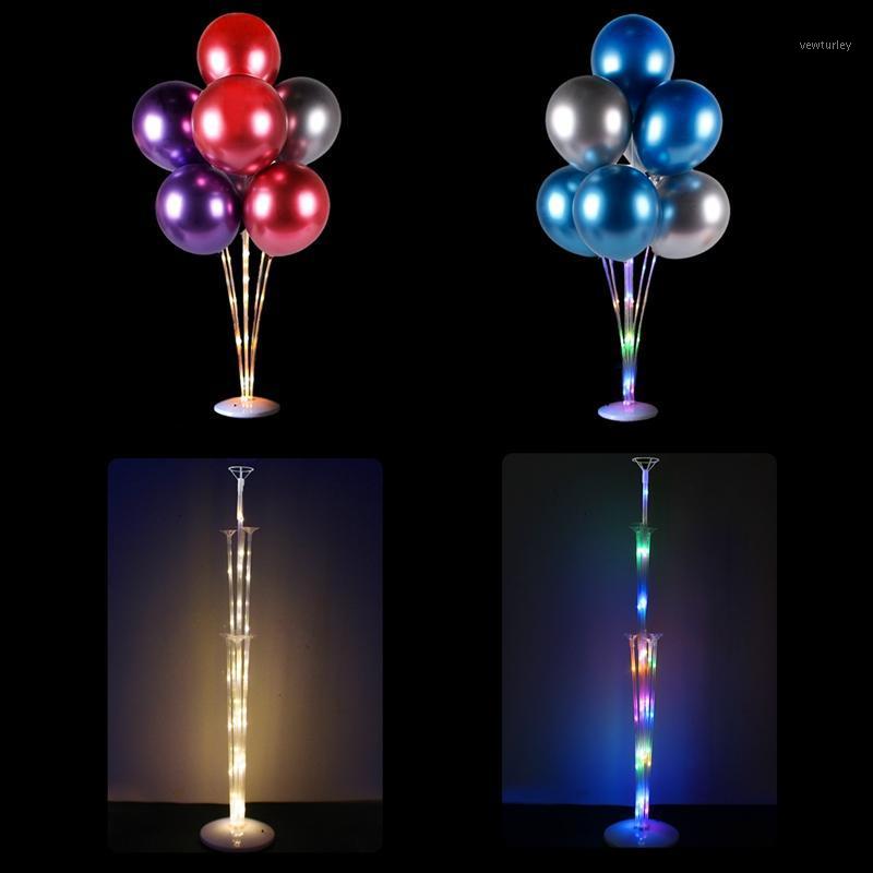 

Party Decoration LED Balloons Stand Balloon Holder Happy Birthday Column Decorations Kids Wedding Supplies