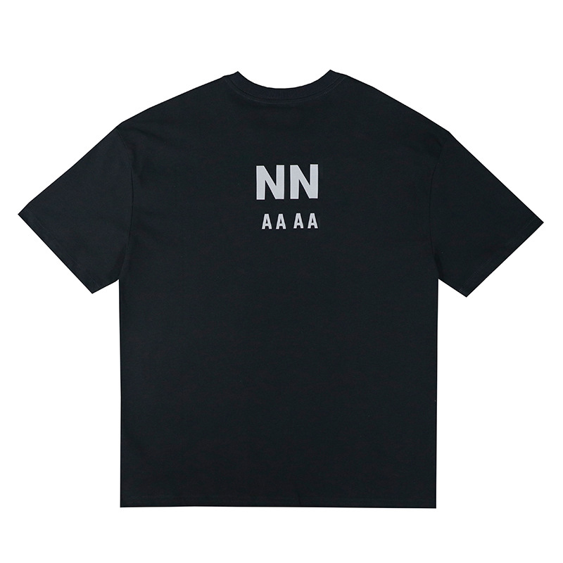 

mens t shirts classic print tee summer hip hop Back letter skateboard shirt couple short sleeve, White