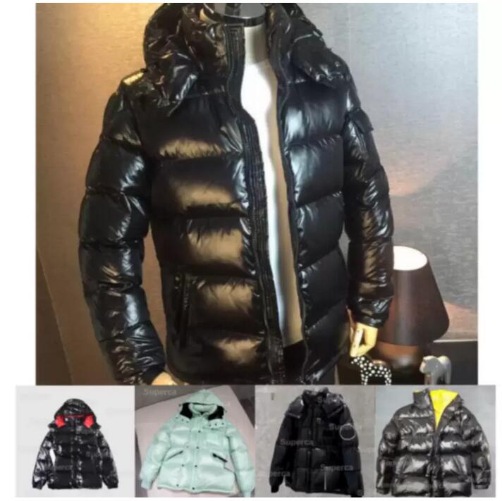 

2021 Top Quality Men Winter Down Jacket Keep warm Jackets Hooded Coats Mens Women Couples Designer Winters Coat, Black