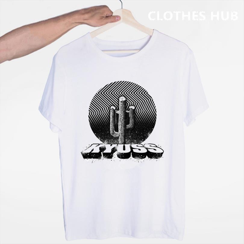 

kyuss rock band queens men of the stone age clutch o neck short sleeves summer casual fashion and, White;black