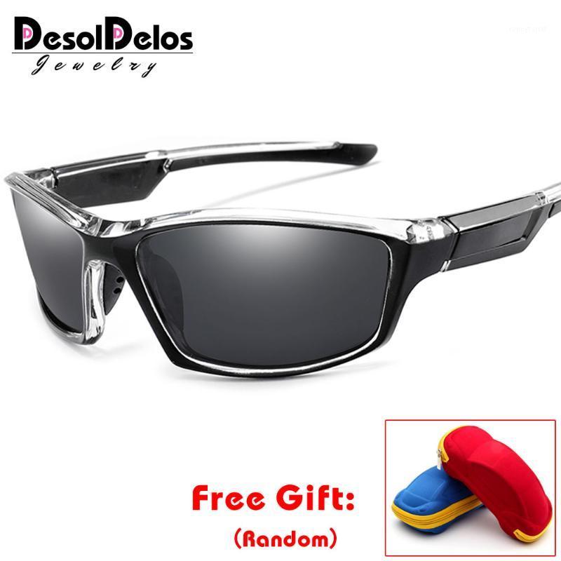 

Sunglasses 2021 Sport Polarized Men Women Night Vision Driving Goggles Oval Shades UV400 Gafas De Sol Masculino With Box