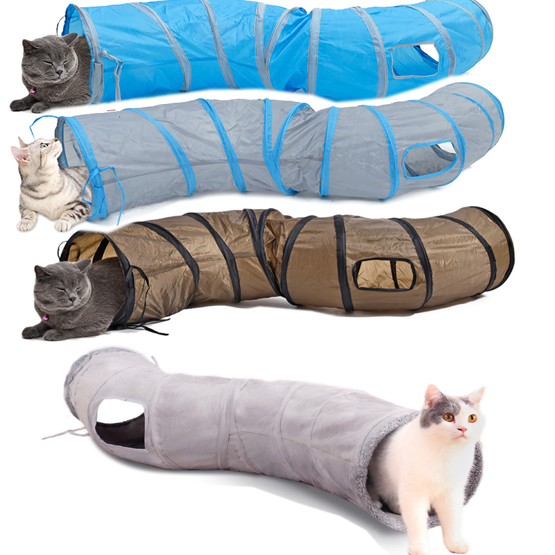 

2021 New Hihg Quality s Animal Form Style Funny Toy Folding Tubes Playin'toy Balls House Manner Cat Game Rabbit Dog Tunnel Thed