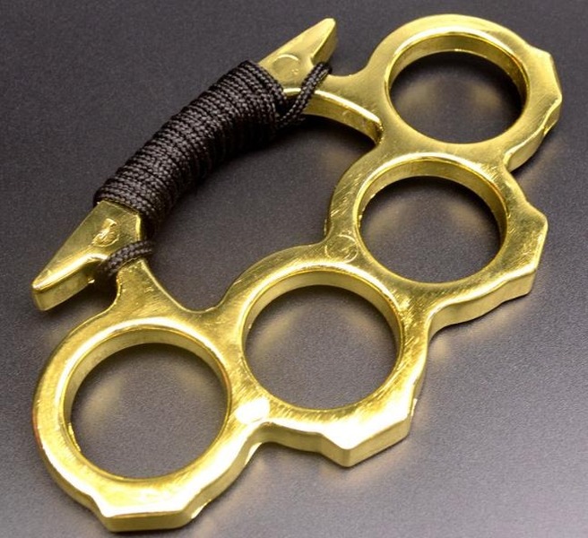 High Quality Metal Four Finger Self Defense Knuckle Duster Outdoor Self Defense Finger Tiger Safety Portable EDC Tool Ring-image-729749846