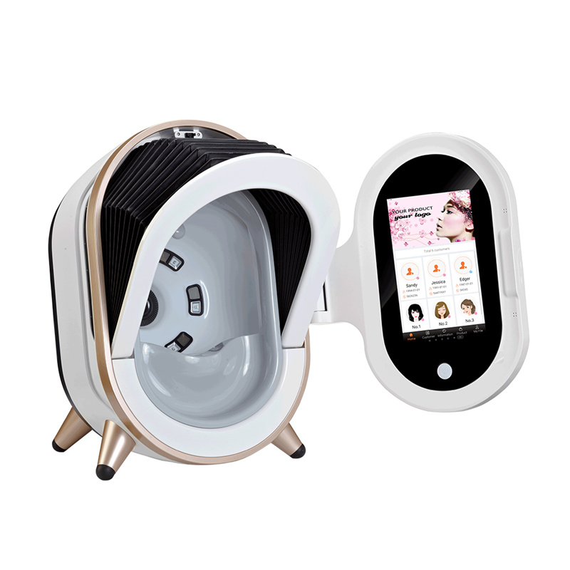 Top quality Portable skin analyzer machine Professional facial skin camera ,The Fifth Generation magic mirror skin analysis equipment-image-660664571