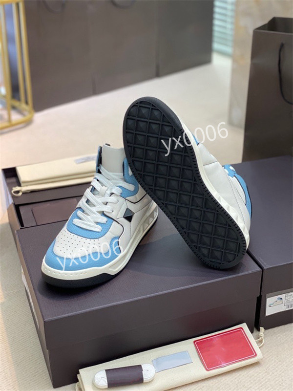

Run Away sneaker calf leather 35-46 rainbow Luxury Shoe classic runner shoes Hand-finished technical rubber casual sneakers fs210802, Choose the color