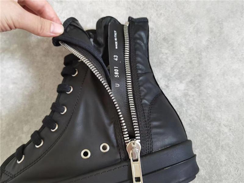 

Boots rick Designer boot Ankle Men owens shoe Unisex Shoes Fashion Sneakers Street Dancing Rock Canvas Lace Up High Top Women booties MQF4 9COD 9COD