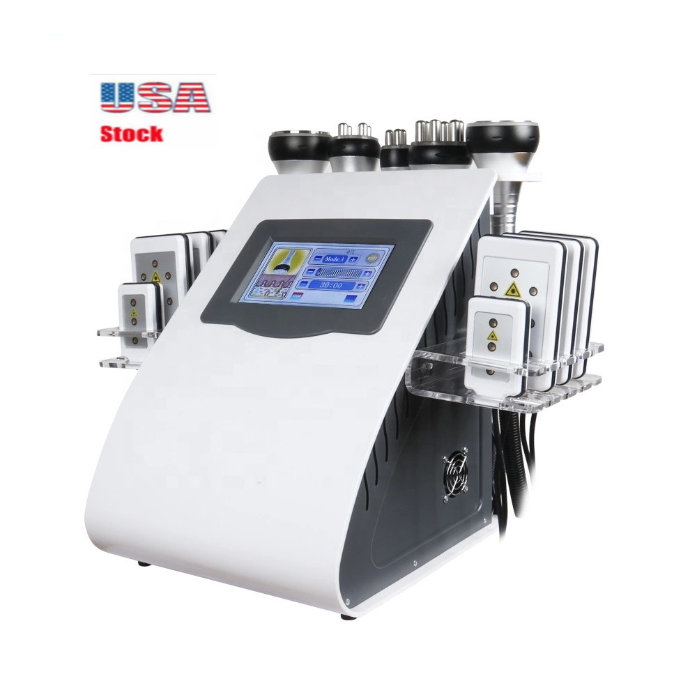 

Stock in USA 6 in 1 RF 40k cavitation vacuum kim 8 slimming Bipolar Laser Weight Loss Slimming Skin Beauty Slimming Machine