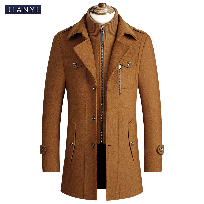 

Handsome outdoor solid color short fur collar men s fur coat high-quality stand-up collar retro comfortable fashion travel commuteute, Orange