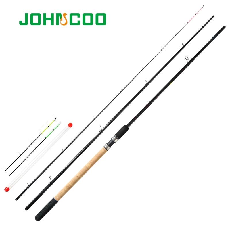 

Boat Fishing Rods JOHNCOO Feather 40T Carbon Light Weight Feeder Rod 3.6m 3.9m 3 Sections With Different Tips Test 90g 120g 150g