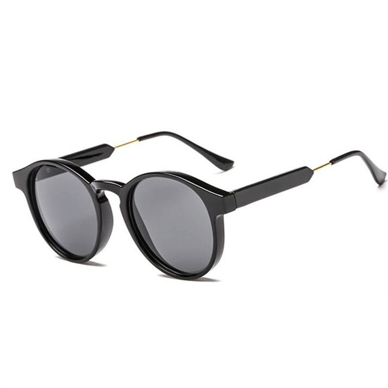 

Sunglasses 2021 Brand Design Round Travel Black Women Men Vintage Outdoors Sun Glasses Feminino UV400