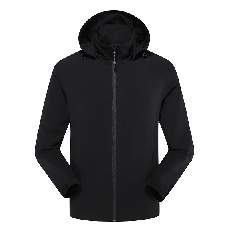 

2021 New Men's Jackets Softshell Hoodies Coat Outdoor Sport Clothes Waterproof Windproof Winter Jacket 1vmy, Gray