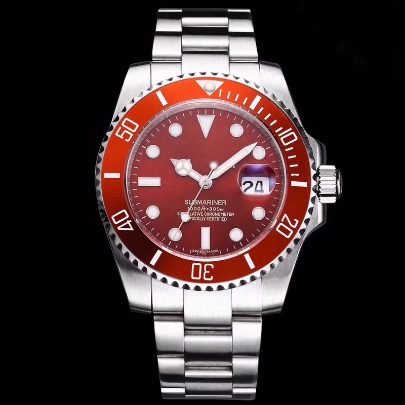 

AAA+Mens Automatic Mechanical Watch Men Watches 40mm Stainless Steel Sapphire Swimming WristWatches Super Luminous Fashion Casual Wristwatch, Slivery;brown