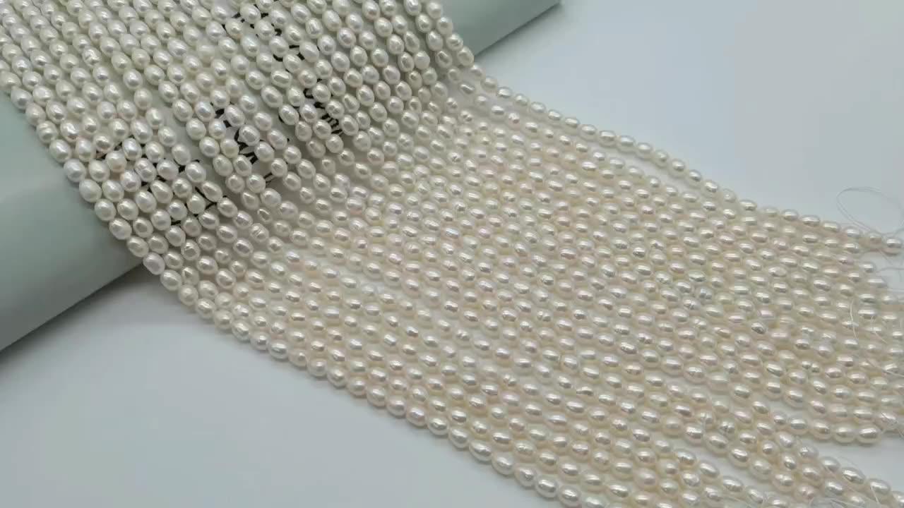 

Other Promotion 5-6mm White Rice Pearl Beads Loose Freshwater Natural Strand