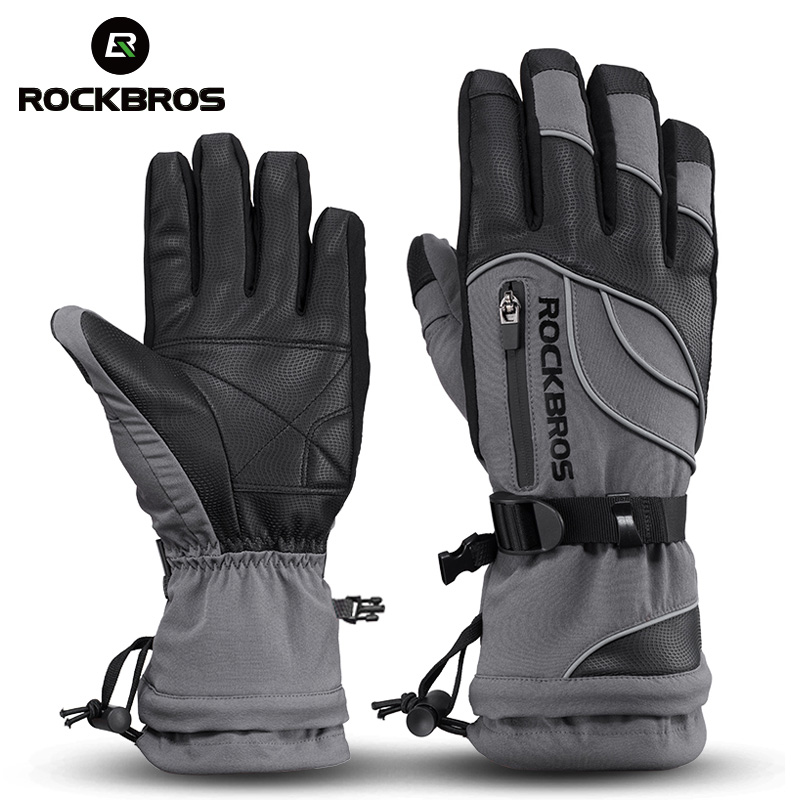 

ROCKBROS -40 Degree Winter Cycling Gloves Thermal Waterproof Windproof Mtb Bike Gloves For Skiing Hiking Snowmobile Motorcycleg