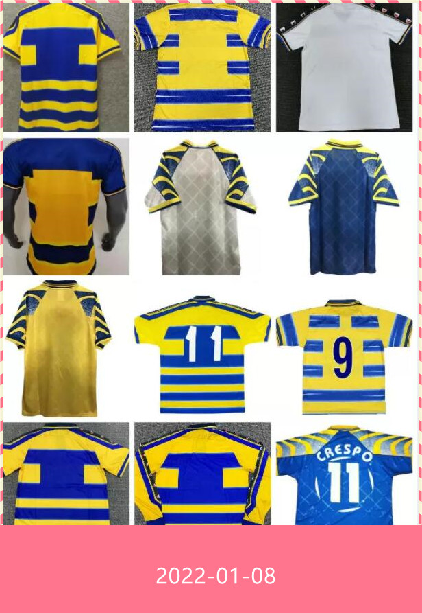 

Retro classic 1998 1999 2000 2001 2002 2003 parma soccer jerseys F.CANNAVARO CRESPO NAKATA football shirt