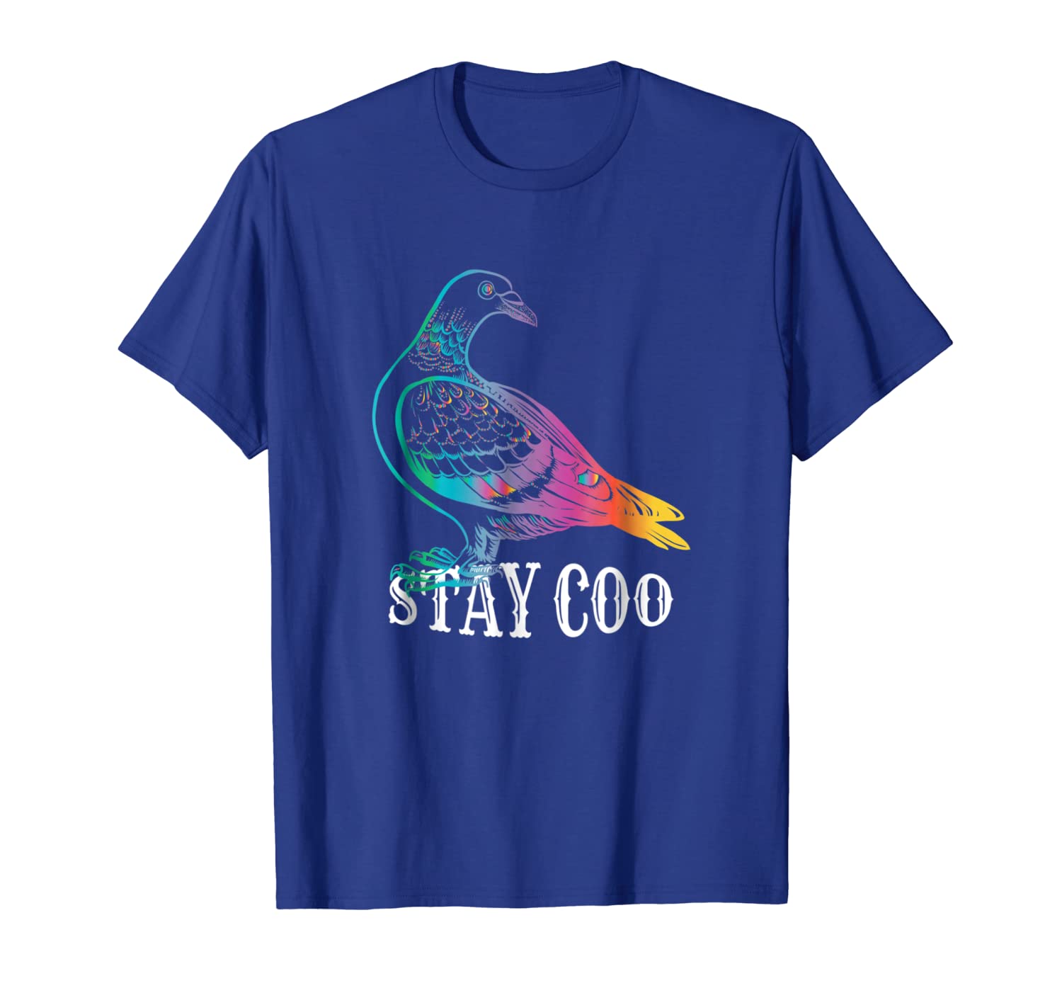 

Pigeon Stay Coo Funny Love Pigeons Birds Lover Gift T shirt, White;black