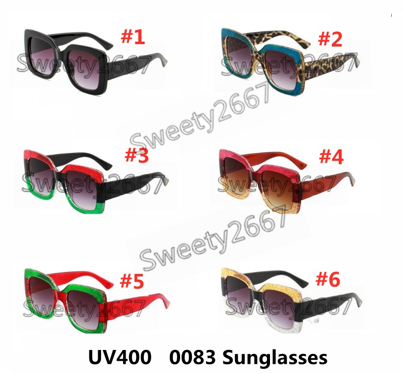 

Style Popular Protection Frame UV Brand Full 0083S Square With Come Summer Top Quality Women Sunglasses Mixed Color Designer Luxur Jess