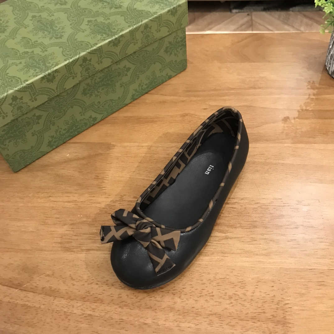 

babys kids sneakers girls princess shoes double F Bow black color size 26-35, Pink