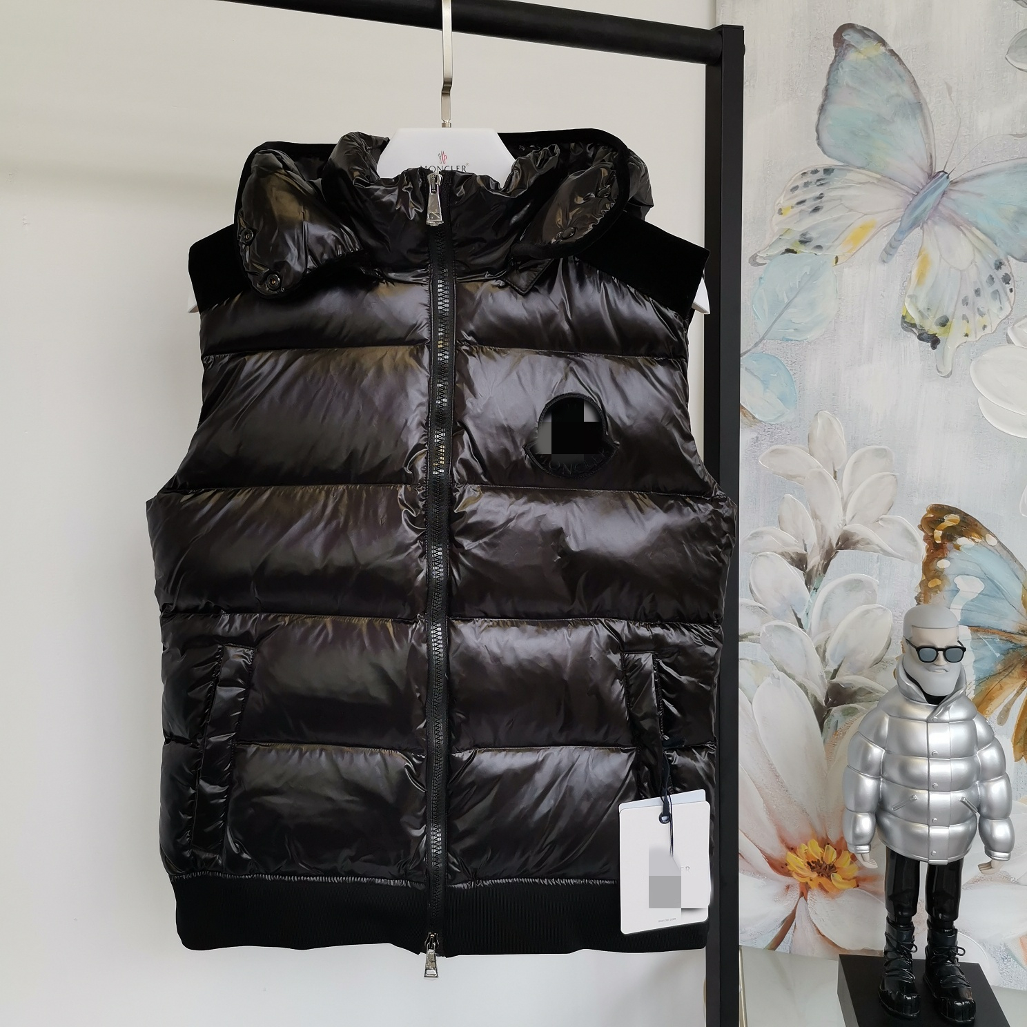 

Luxury French Men's Vests designer brand Hooded couple outfit down vest sleeveless warm thick sports ladies waistcoat, Supplement (not shipped separately)