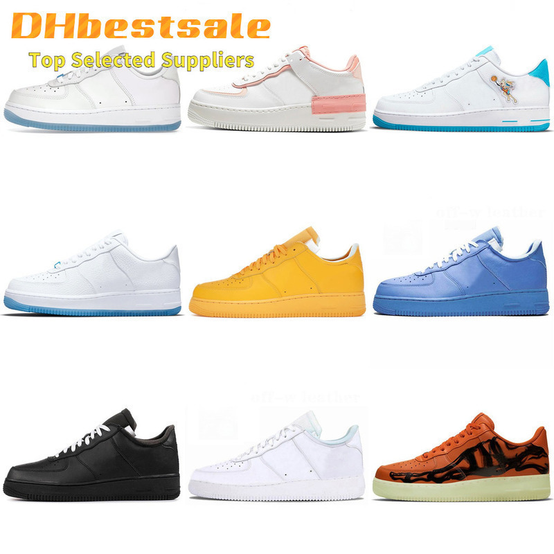 

leAir Top Quality One Womens Mens Designer Force Casual Shoes Univeristy Gold LX UV Reactive Shadow Coral Pink Beige Hare Space Jam, D15 lx uv reactive 36-45