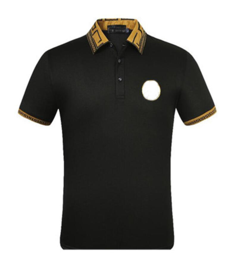 23GG French brand Crocodile man polo shirt Summer business leisure cotton loose half sleeve embroidered lapel Paul men's short sleeve T-image-747610414