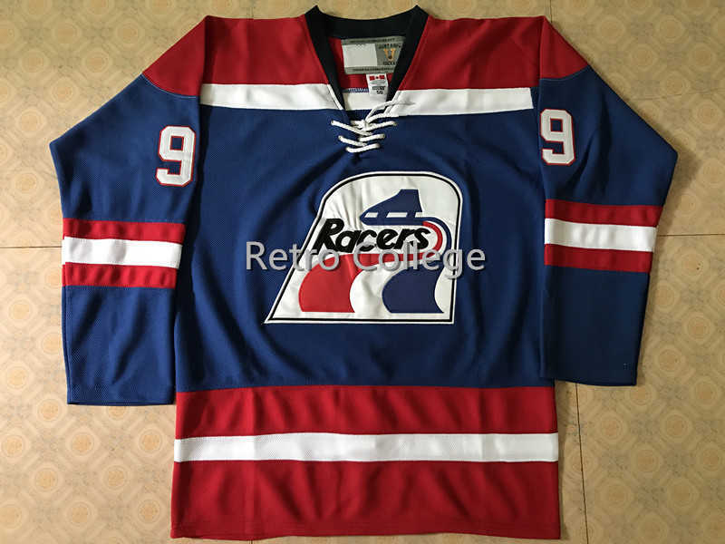 

99 Wayne Gretzky Indianapolis Racers Hockey Jersey Embroidery Stitched Customize any number and name Jerseys, White