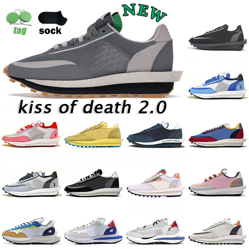 

2022 LD Designer mens womens running shoes top quality designer new vaporwaffle wafle sf kiss of death 2.0 fragment cool grey game royal orange blaze sneakers trainers, L38 36-40