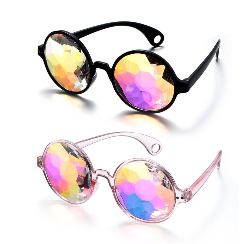 

Sunglasses Round Women Party Prism Diffracted Lens Accessories Men