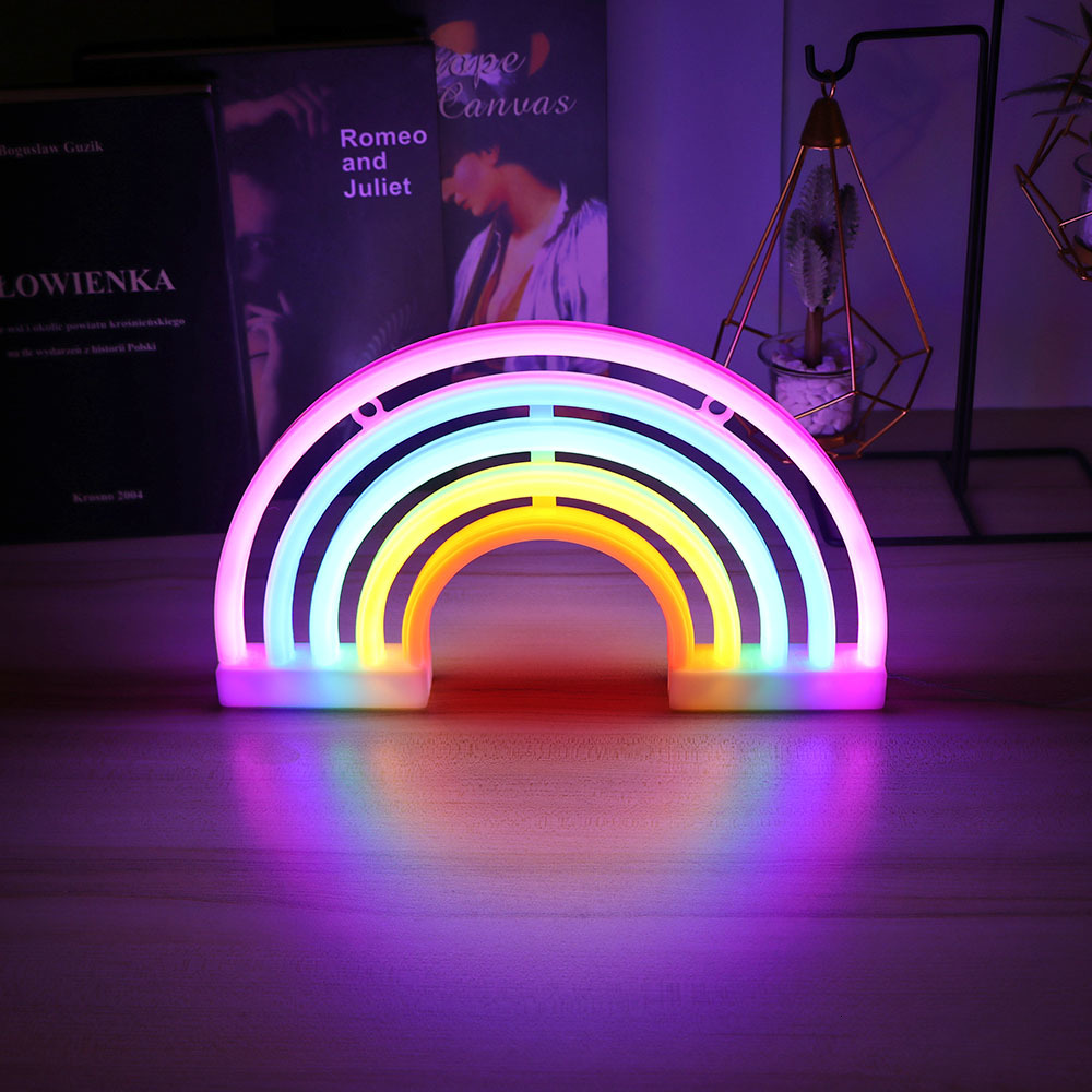 2021 New Raiow Led Neon Light Colorful Sign for Room Home Party Wedding Decoration Christmas Birthday Gift Night Lamp Ar95-image-654779348