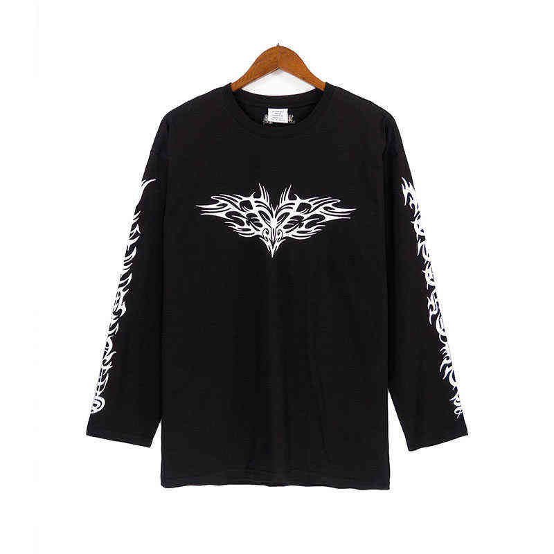 

2021 Autumn Long Sleeve VETEMENTS T-Shirt 100% Cotton Men Women High Quality Graphic Printed Vetements Tee VTM Tops G1115