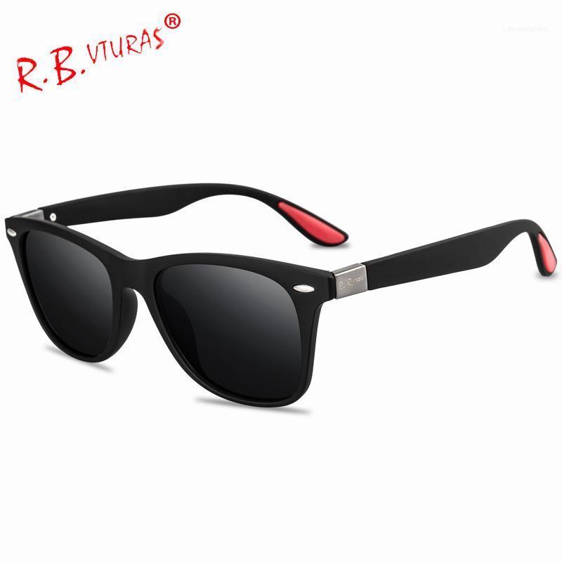 Lunettes de soleil 2021 Marque Design Classic Hommes Polarized Hommes Femmes Driving Cadre carré Rayes Sun Lunettes Sun Goggle UV400 Oculos1