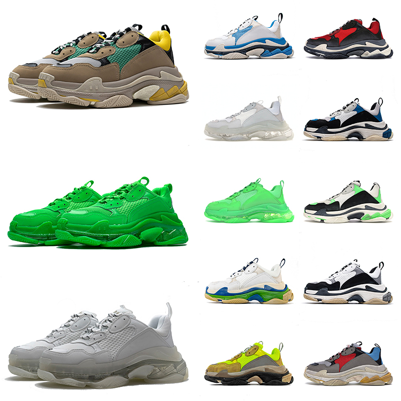 

2021 Top Quality Mens Women Running Shoes OG Classic Trainers Clear Sole Triple White Black Red Grey Green Outdoor Sport Casual Sneakers Walking Jogging, A7 36-45.jpg