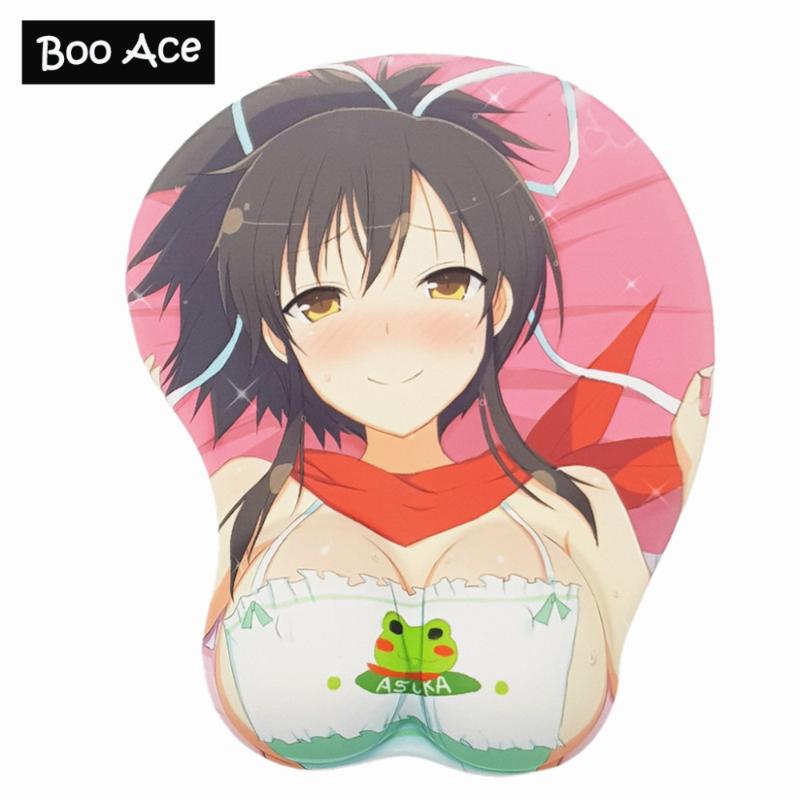 Mouse Pads & Wrist Rests Senran Kagura - Asuka Anime 3D Oppai Pad Rest-image-730302185