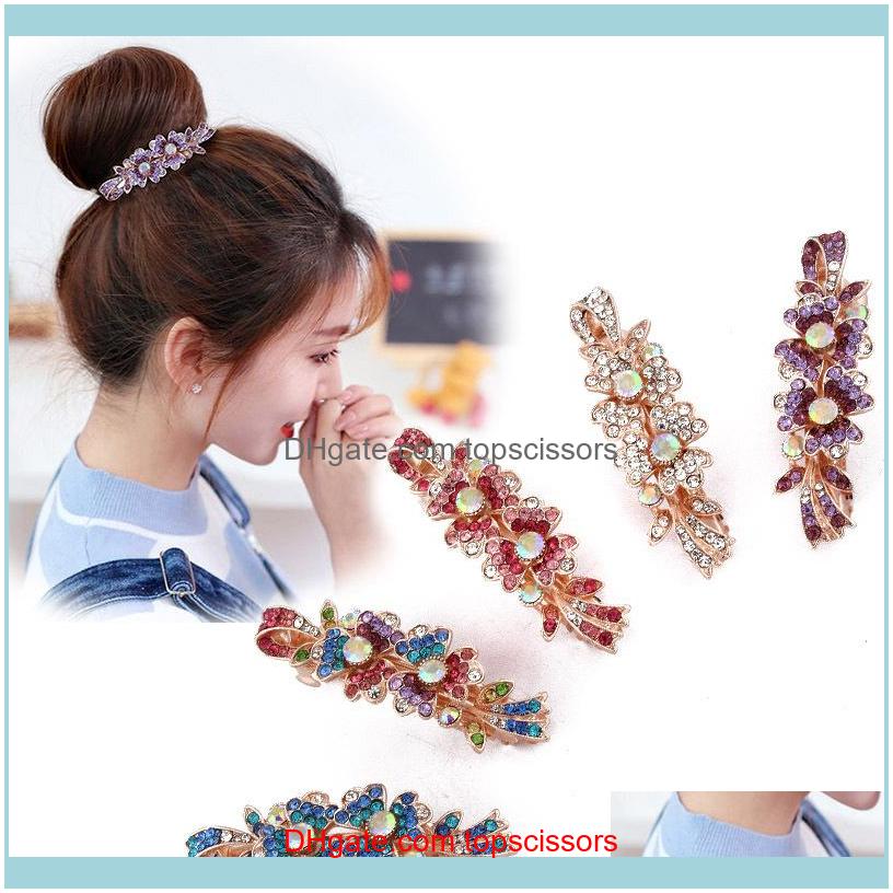 

Clips Care & Styling Tools Productsthe Korean Version Of Womens Small Diamond Jewelry Fashion Top Spring Collet Transverse Clip Hair Barrett